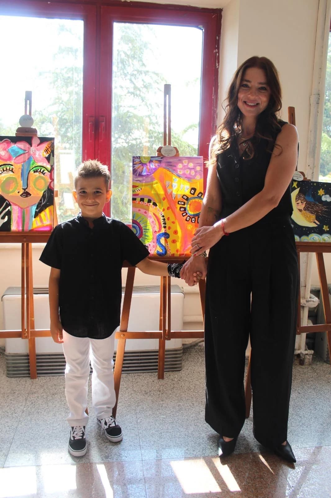 Birce Öztürk Sanat Akademisi'nde resim atölyesi çalışması