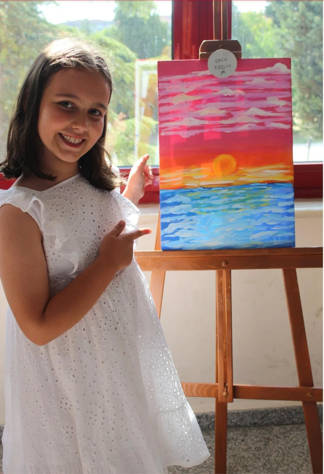 Birce Öztürk Sanat Akademisi görsel sanatlar dersinden bir kare